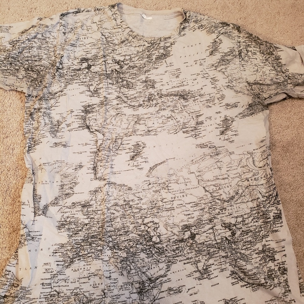 Map tshirt